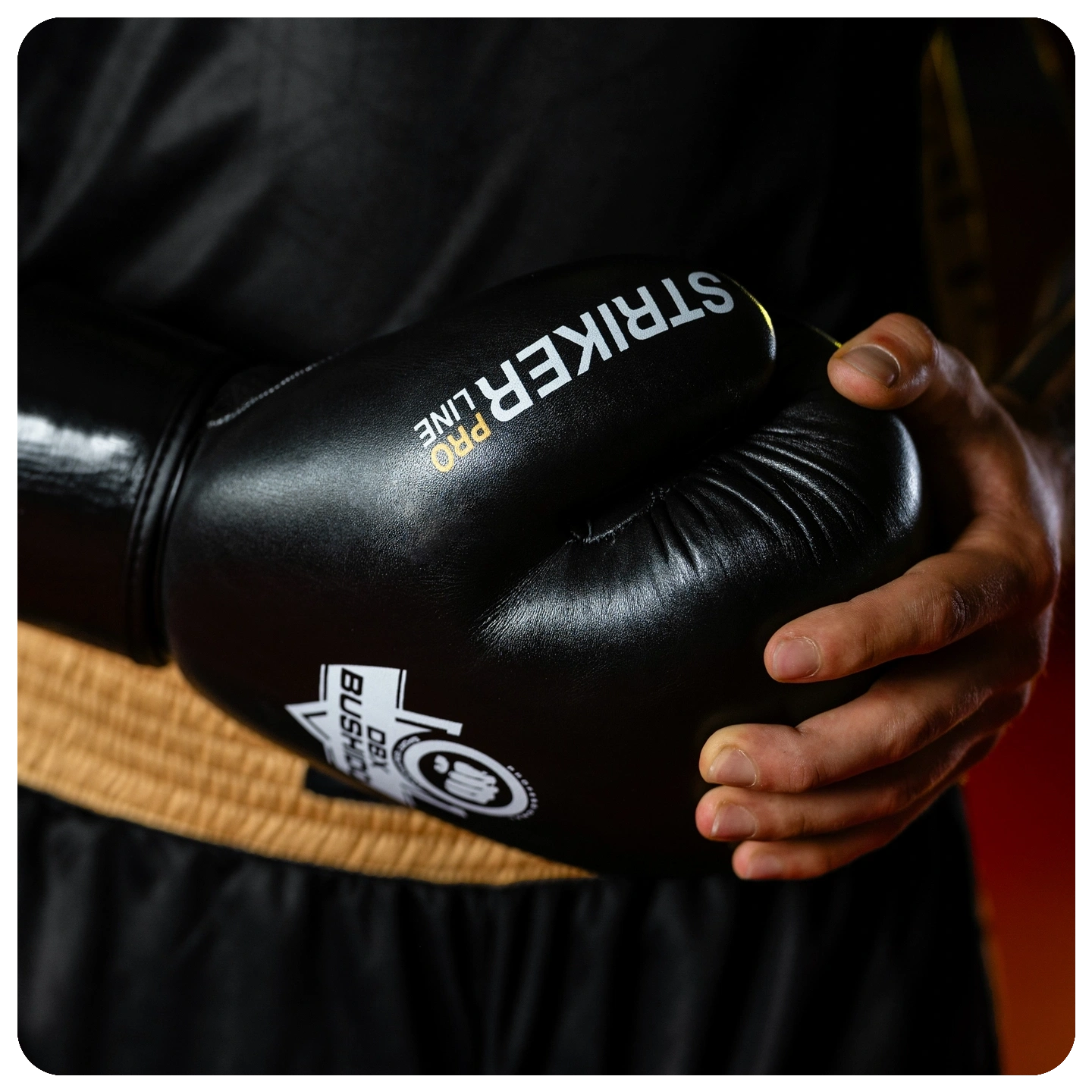 Vorderansicht der Striker Handschuhe