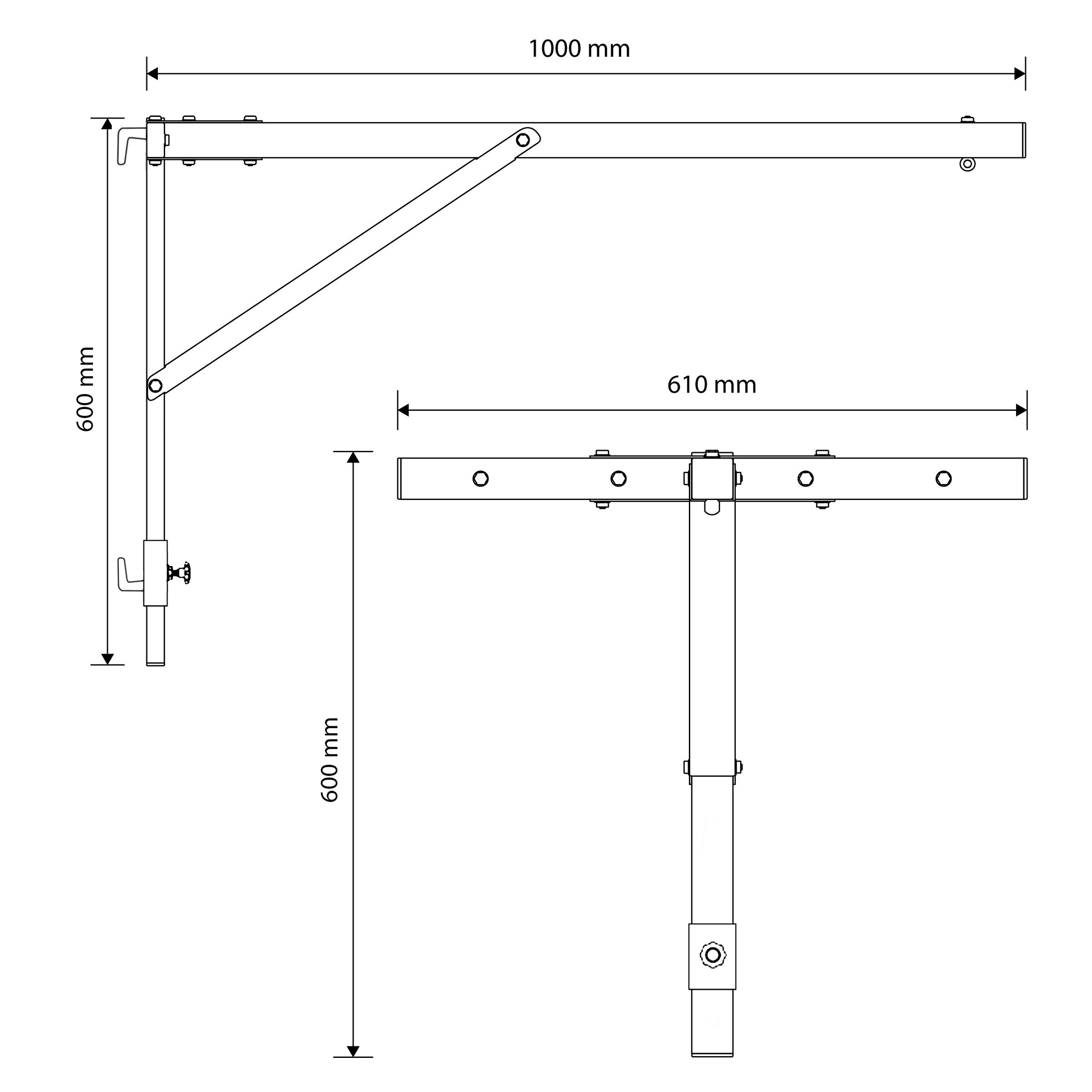 HALTERUNG FÜR BOXSACK AN SPROSSENWÄNDEN Drabinki5