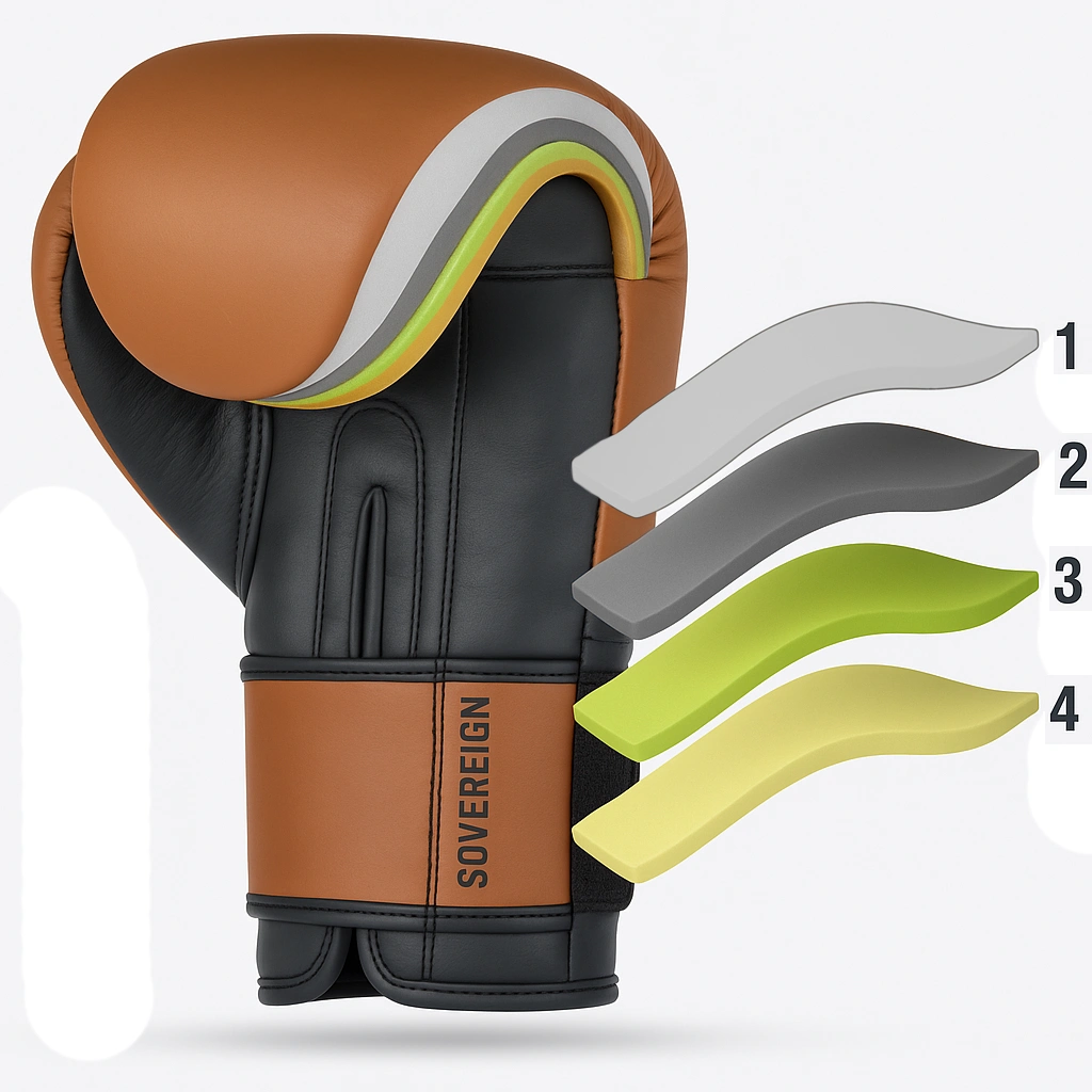 Mehrschichtige Polsterung
