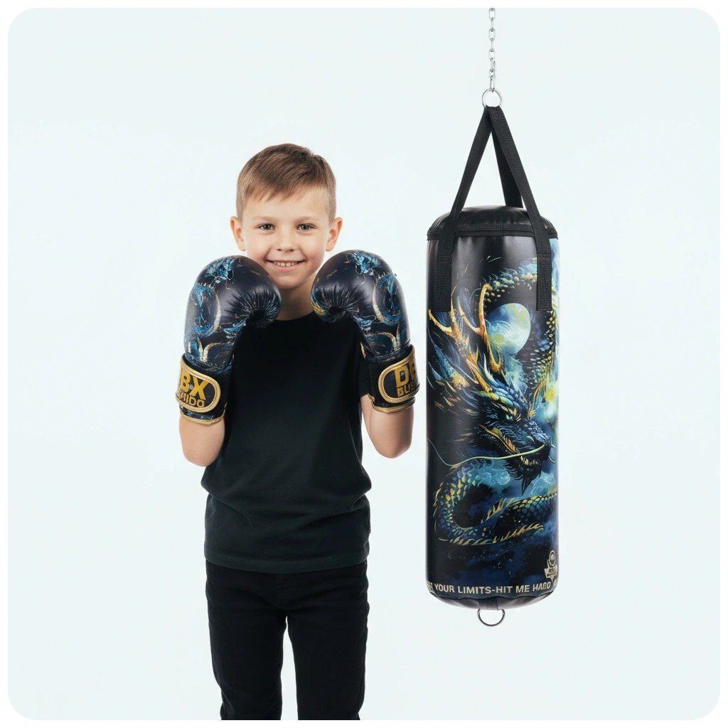 Boxsack für Kinder 65cm 8kg dbx bushido