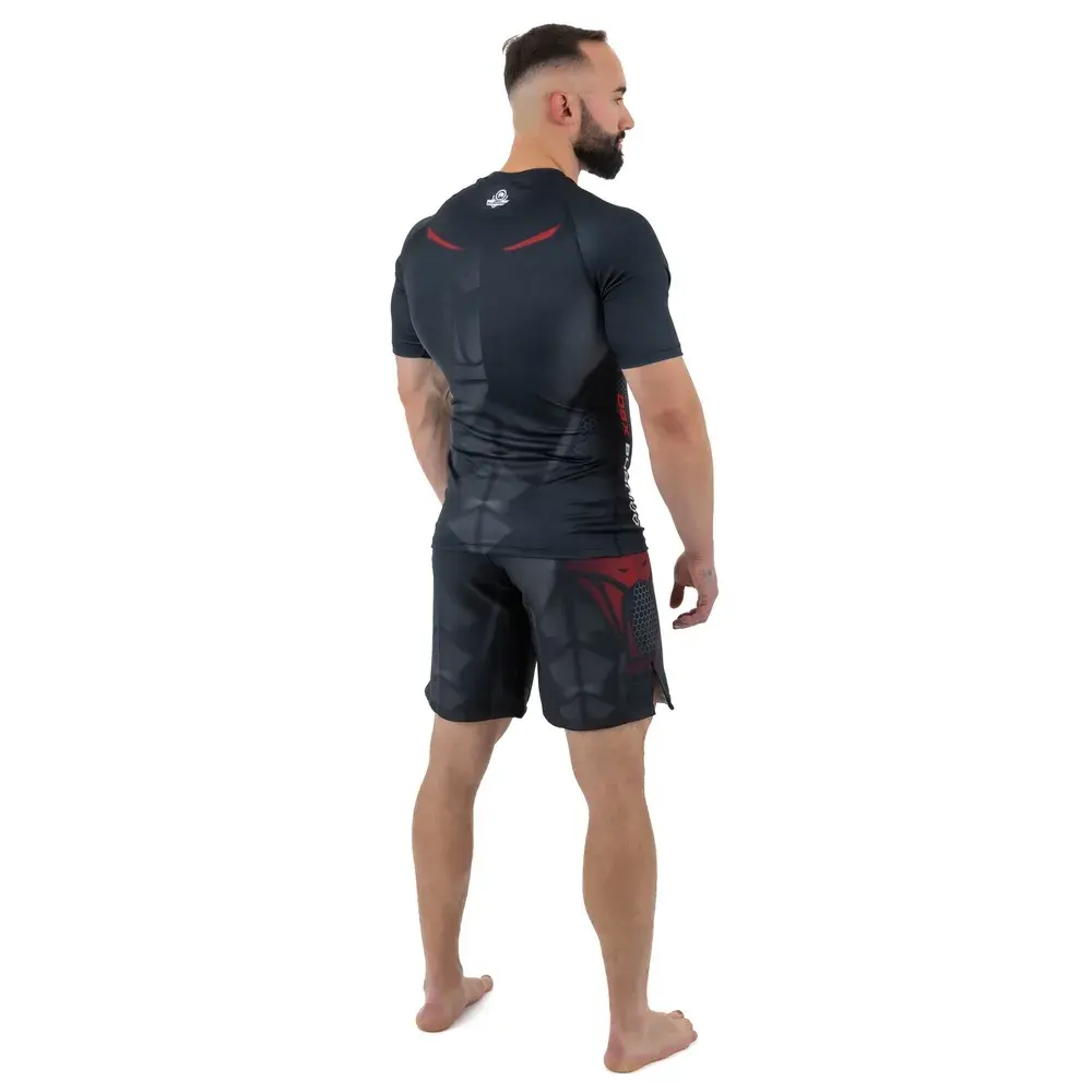 zestaw rashguard spodenki snake dbx bushido