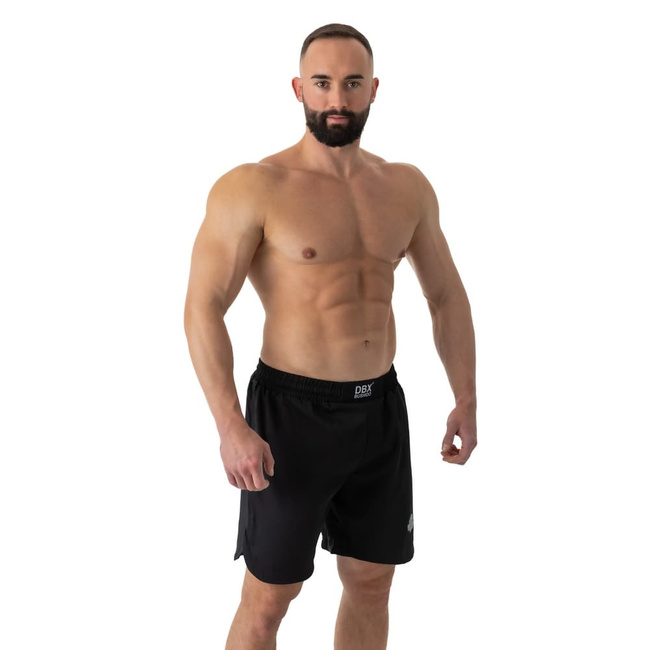 Bushido MMA Shorty Trainingsshorts Schwarz XL