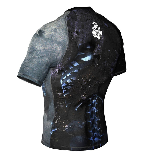 Rashguard kurz "Bones" Kompressions-T-Shirt MMA, BJJ, DBX BUSHIDO R-118H XXL
