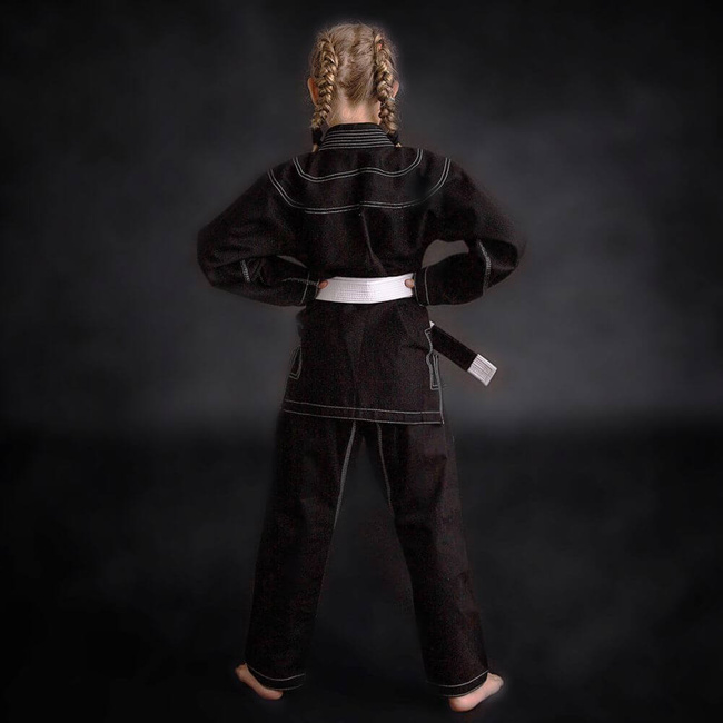 Kimono / GI für BJJ für Kinder Schwarz + Gürtel FREE - X-SERIES M0