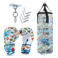 Set Cartoon Blue – Boxsack + Handschuhe – 65 cm / 8 kg | DBX