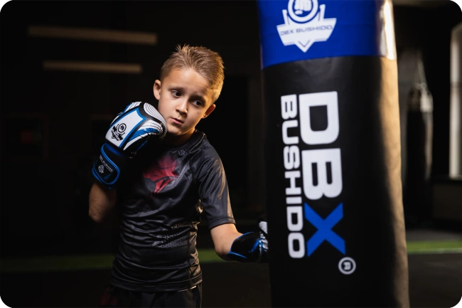 80 cm / 15 kg - DBX Junior Blue Boxset für Kinder | DBX Bushido