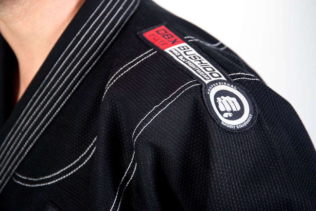Kimono / GI für BJJ Training - Schwarz DBX ELITE A0 + PAS A0