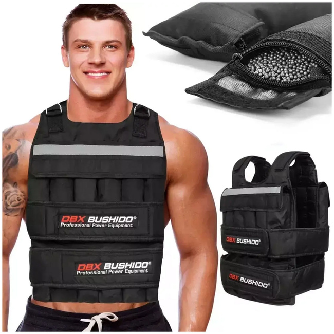 50 kg - Trainingsweste mit Gewicht - 24 Einsätze