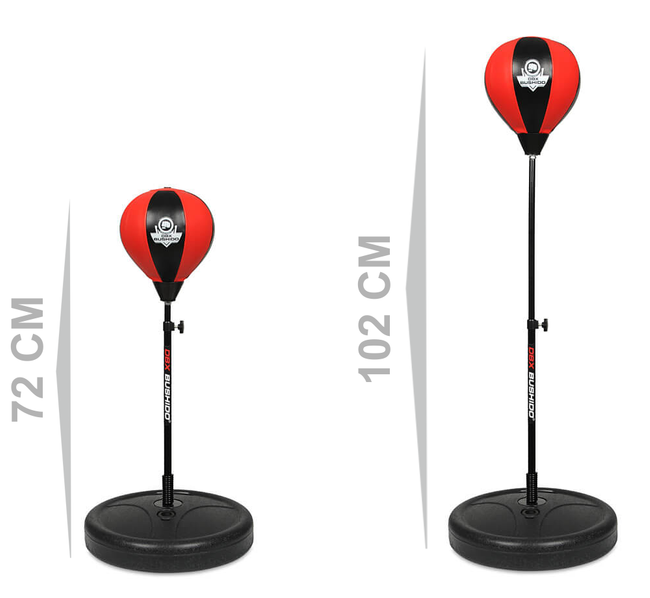 DBX PRO Set - Standing Boxing Pearl + Boxhandschuhe + Pumpe + Schlüsselanhänger