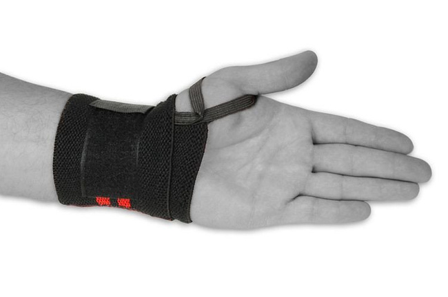 ELASTISCHE BANDAGE - HANDGELENKBANDAGE ROT