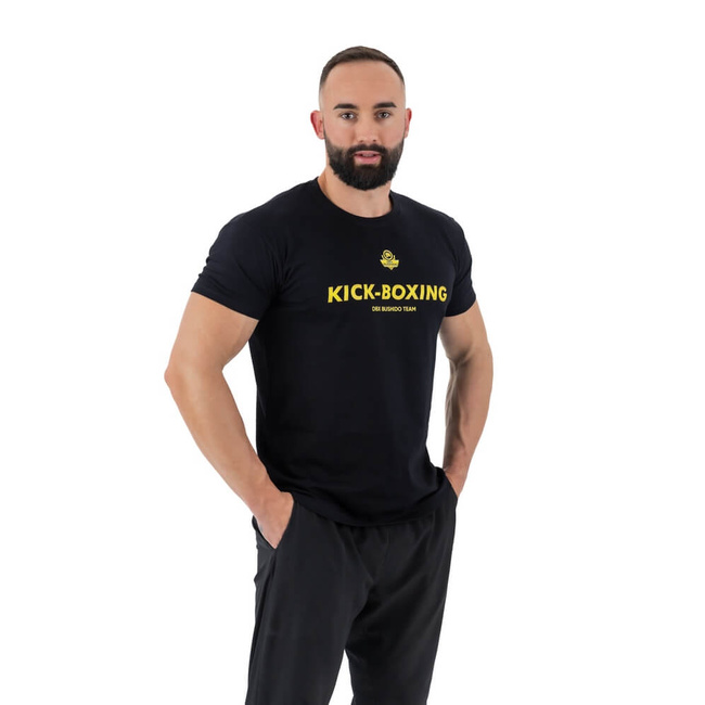 Baumwoll-T-Shirt "Kick-boxen" - M