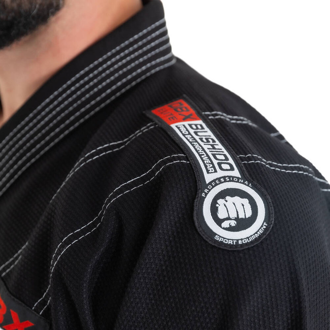 Kimono / GI für BJJ Training - Schwarz DBX ELITE A0 + PAS A0