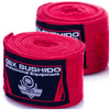 ROTE BOXBANDAGEN, WRAPS, 4 METER, BUSHIDO