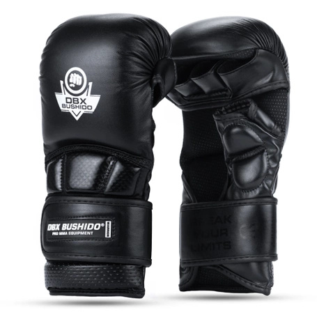 MMA Sparring Handschuhe L - Warrior Schwarz - Legacy Series