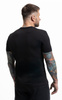 Hochwertiges Baumwoll-T-Shirt mit kleinem grauen DBX Bushido-Logo