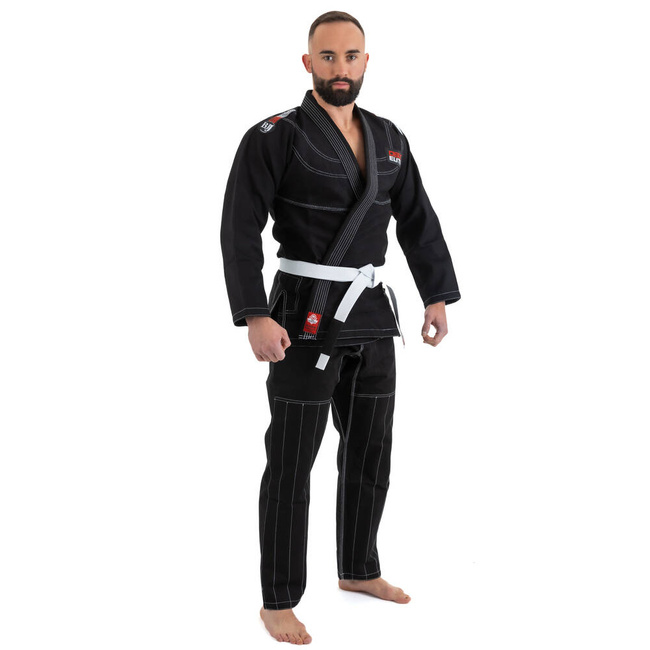 Kimono / GI für BJJ Training - Schwarz DBX ELITE A0 + PAS A0