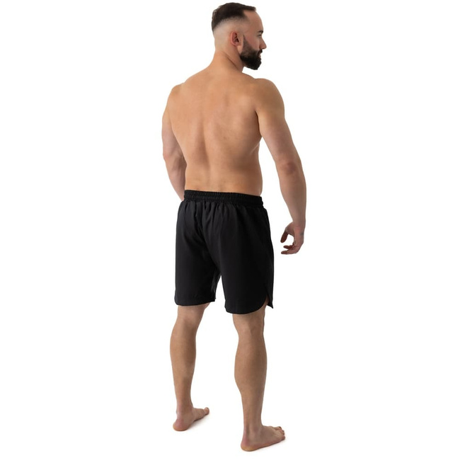 Bushido MMA Shorty Trainingsshorts Schwarz XL