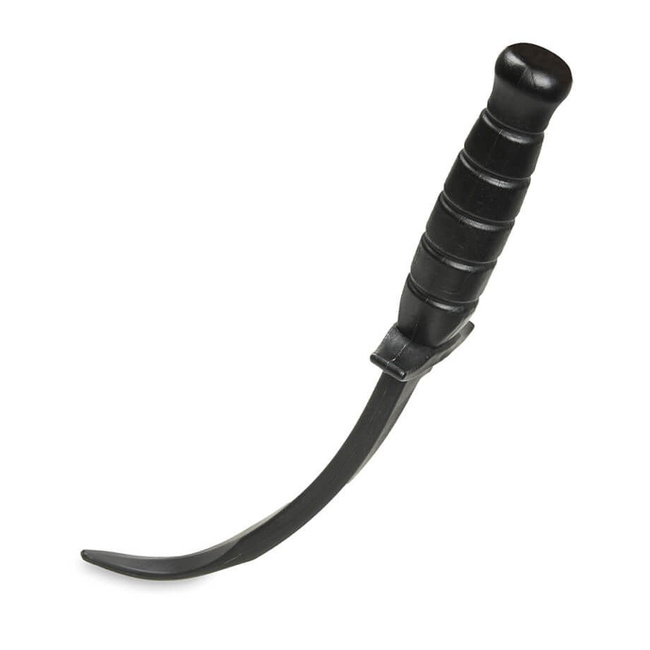 Gummi-Trainingsmesser Messerattrappe, schwarz - ARW-5051