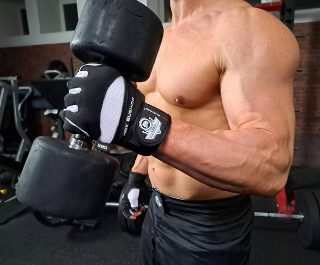 WG-162 - GYMNASTIKHANDSCHUHE - FÜR DAS TRAINING - MIT LANGEM KLETTVERSCHLUSS UND GRIP-X SYSTEM - L