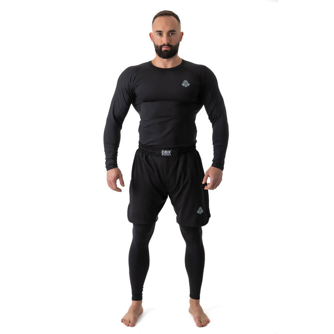 Rashguard langarm schwarz BlackRSL - S