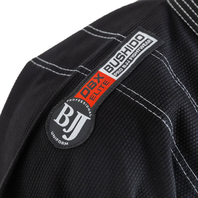 Kimono / GI für BJJ Training - Schwarz DBX ELITE A0 + PAS A0