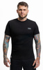 Hochwertiges Baumwoll-T-Shirt mit kleinem grauen DBX Bushido-Logo