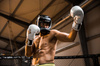 Boxhelm mit Schild M - Ninja
