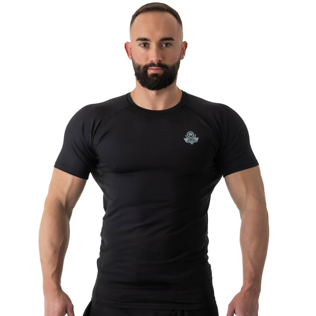 Rashguard kurzarm schwarz BlackRS - XL