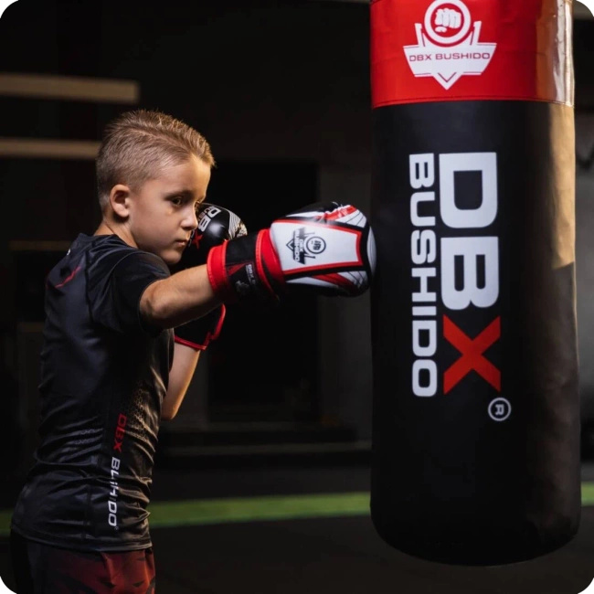 80 cm / 15 kg - DBX Junior Red Boxset für Kinder | DBX Bushido