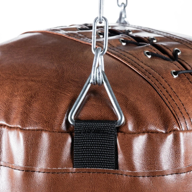 Boxsack Trainingssack 150 cm 50 kg RETRO Braun – Spartan | DBX Bushido