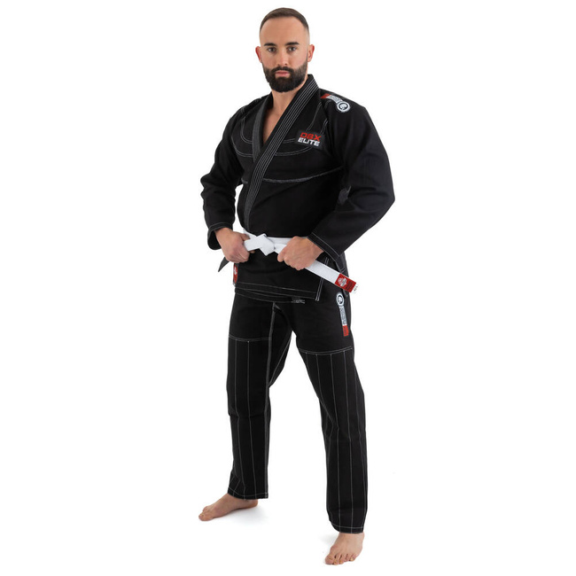Kimono / GI für BJJ Training - Schwarz DBX ELITE A0 + PAS A0