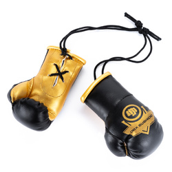 Spiegel-Anhänger Boxhandschuhe - Gold