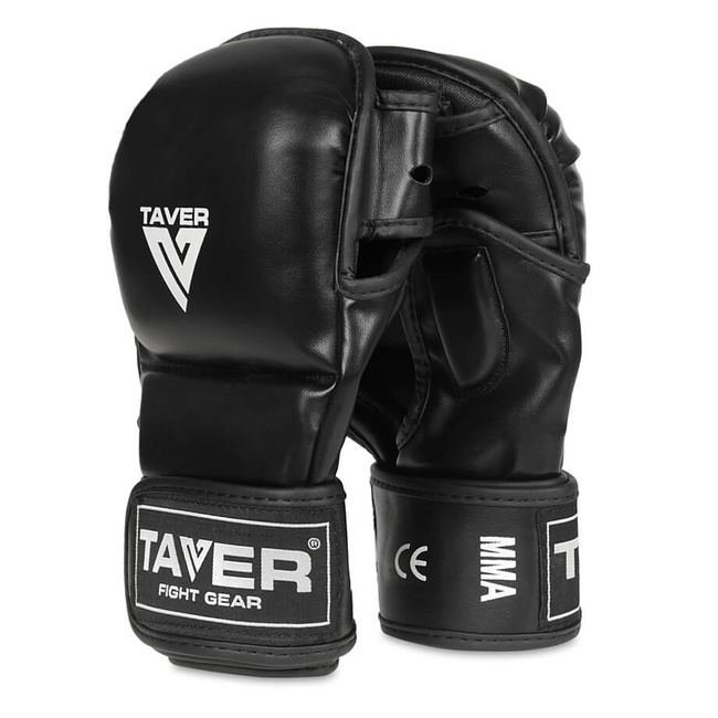 MMA Sparring Handschuhe M - Taver Schwarz - Origin Serie