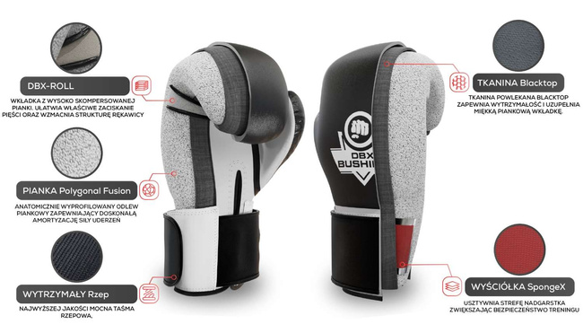 Boxhandschuhe 12oz - Klassisch Weiß - Origin Serie