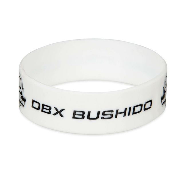 DBX BUSHIDO Silikon-Armband - Break Your Limits - Weiß