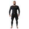 Rashguard langarm schwarz BlackRSL - XL