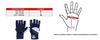 WG-162 - GYMNASTIKHANDSCHUHE - FÜR DAS TRAINING - MIT LANGEM KLETTVERSCHLUSS UND GRIP-X SYSTEM - L