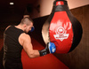 Hollow Boxing Pear XXL - Hook Sack Schwarz und Weiß