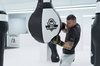 Hollow Boxing Pear XXL - Hook Sack Schwarz und Weiß