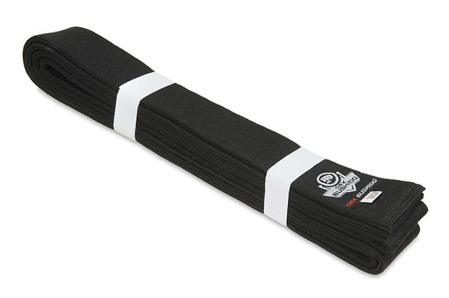 Karate Kimono Gürtel - schwarz 260 cm