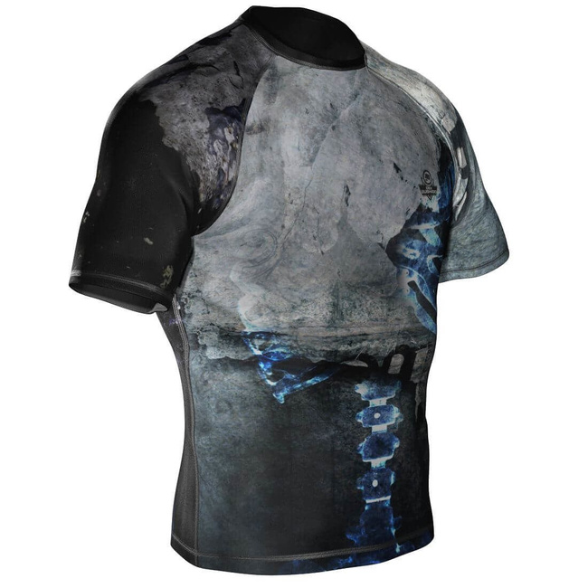 Rashguard kurz "Bones" Kompressions-T-Shirt MMA, BJJ, DBX BUSHIDO R-118H XXL