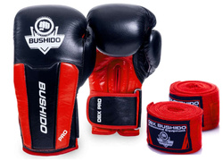 Geschenk für Freund - Lederboxhandschuhe und Bandagen