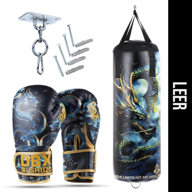Kinder-Set Dragon LEER Boxsack + Handschuhe – 75 cm