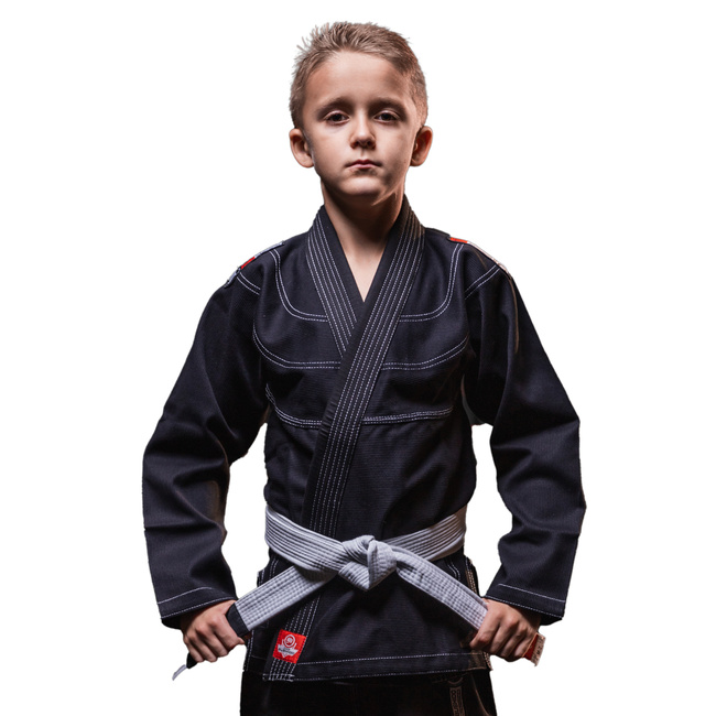 Kimono / GI für BJJ für Kinder Schwarz + Gürtel FREE - X-SERIES M0