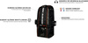 Trainingstasche 3 in 1 - Rucksack + Tasche - PREMIUM DBX-SB-21