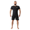 Rashguard kurzarm schwarz BlackRS - M