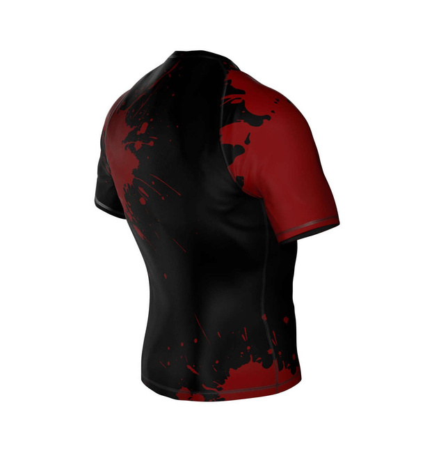 Das "Blood" Kompressions-T-Shirt Rashguard aus Material DBX MORE DRY M