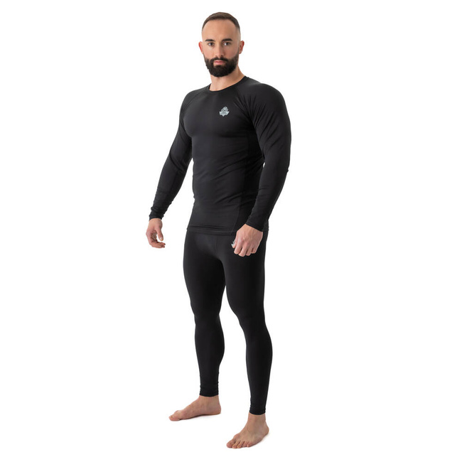 Rashguard langarm schwarz BlackRSL - S