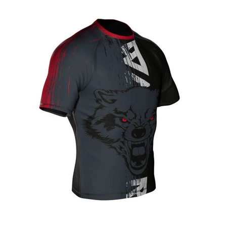 Wolf" Kompressions-T-Shirt Rashguard aus DBX MORE DRY L Material