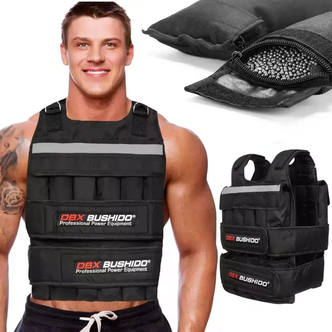 50 kg - Trainingsweste mit Gewicht - 24 Einsätze